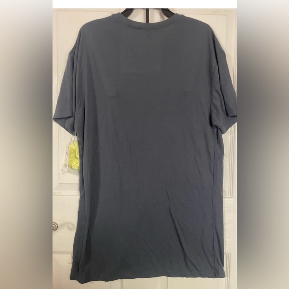 Grayson Social Butterfly Graphic Sleep Tee w/ Hair Tie NWT Size Small Gray Shirt - Picture 4 of 4